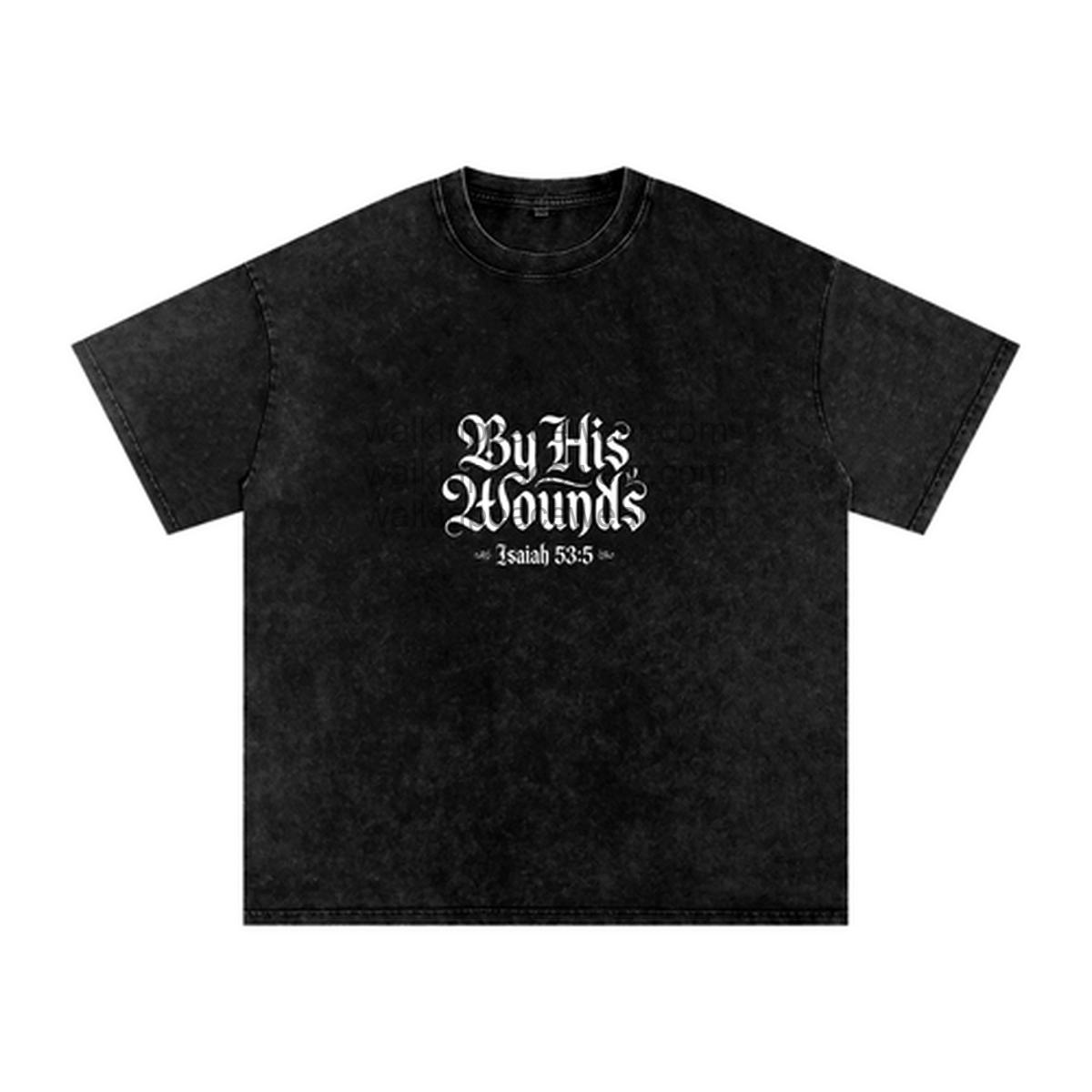 By His Wounds Oversized Tee