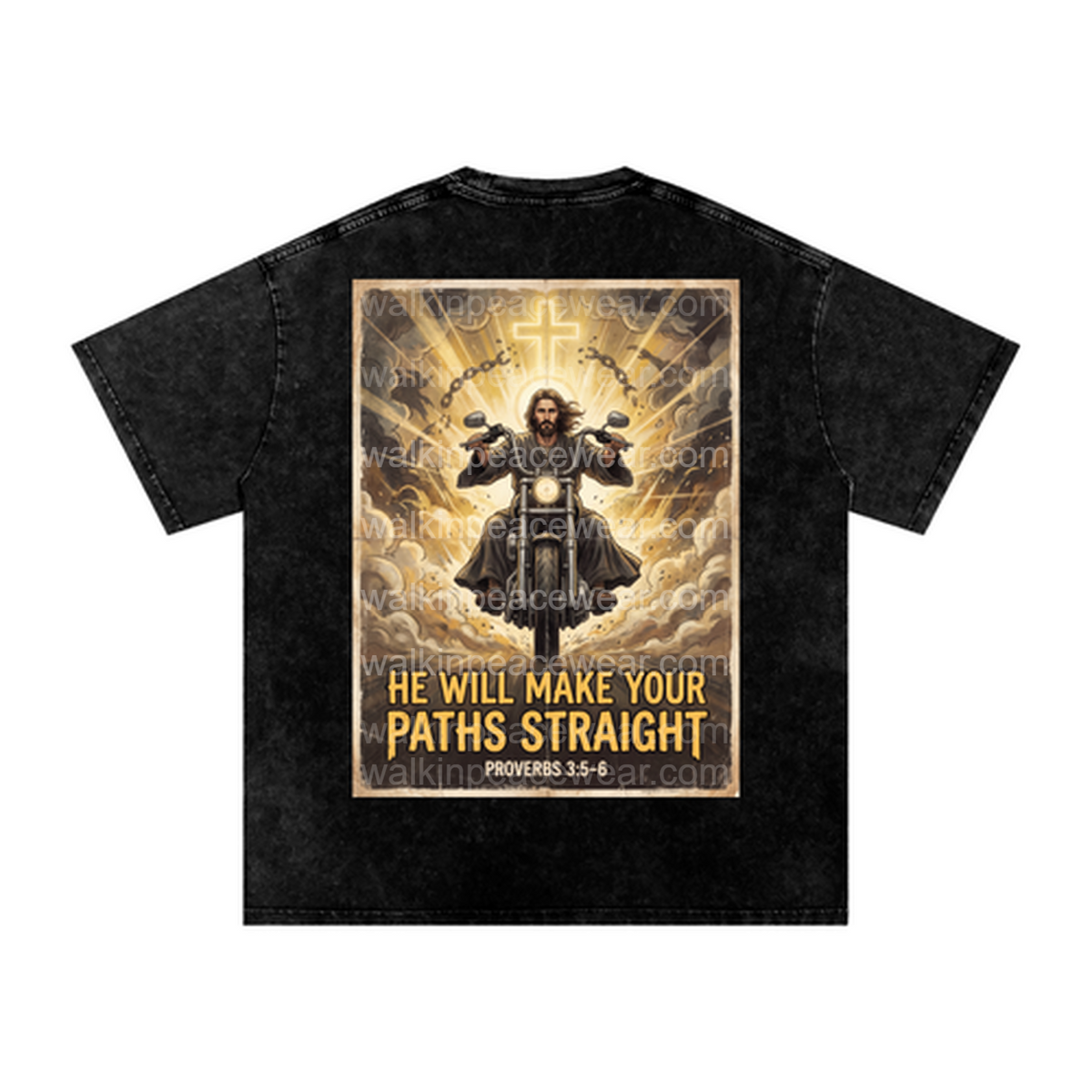 He Will Make Your Paths Straight Oversized Tee