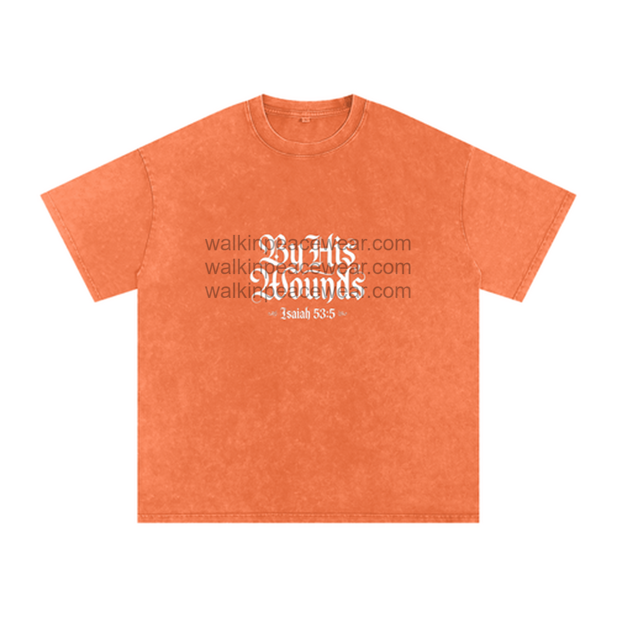 By His Wounds Oversized Tee