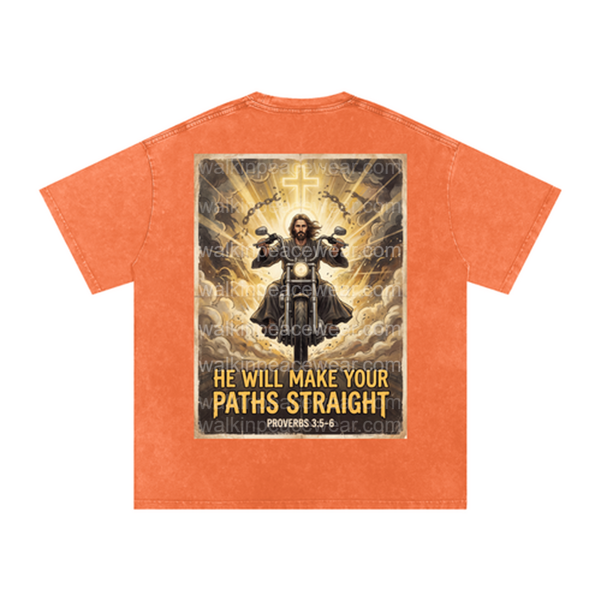 He Will Make Your Paths Straight Oversized Tee