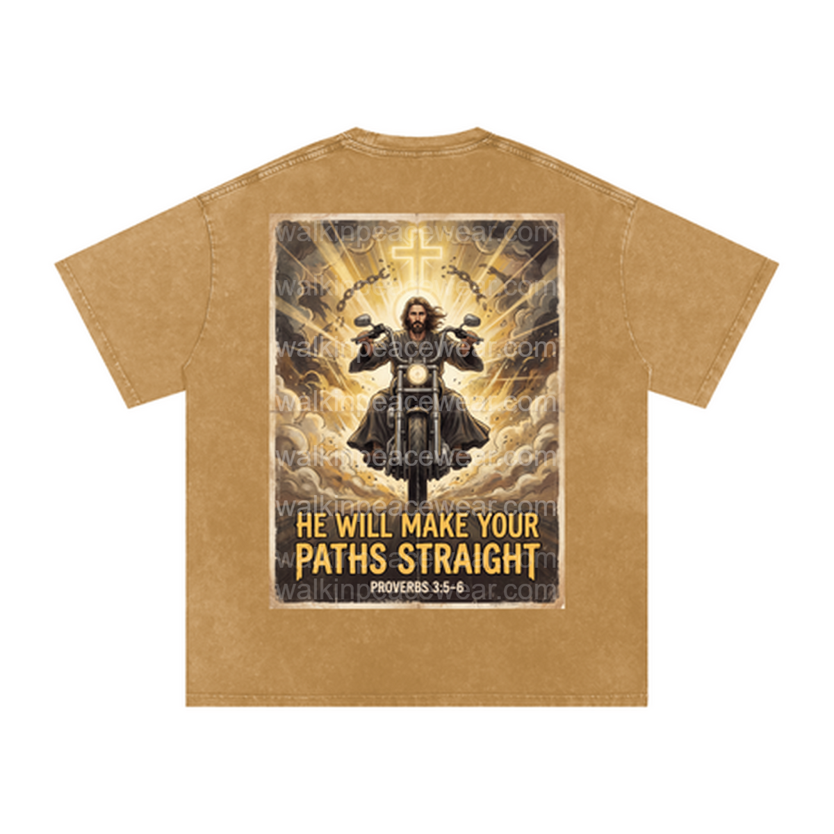 He Will Make Your Paths Straight Oversized Tee