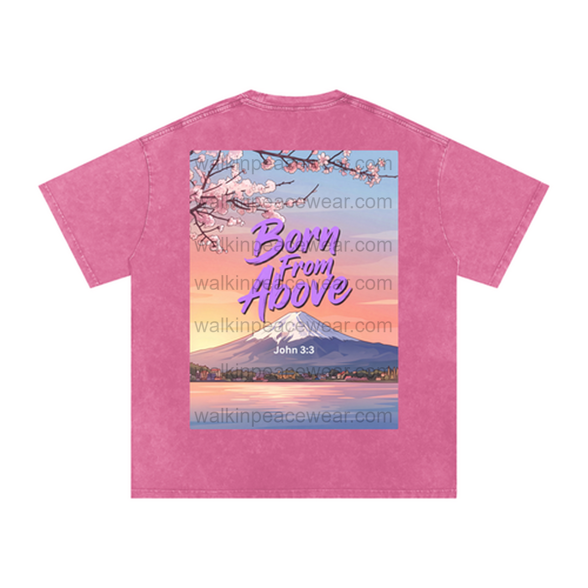 John 3:3 Born From Above Oversized Tee