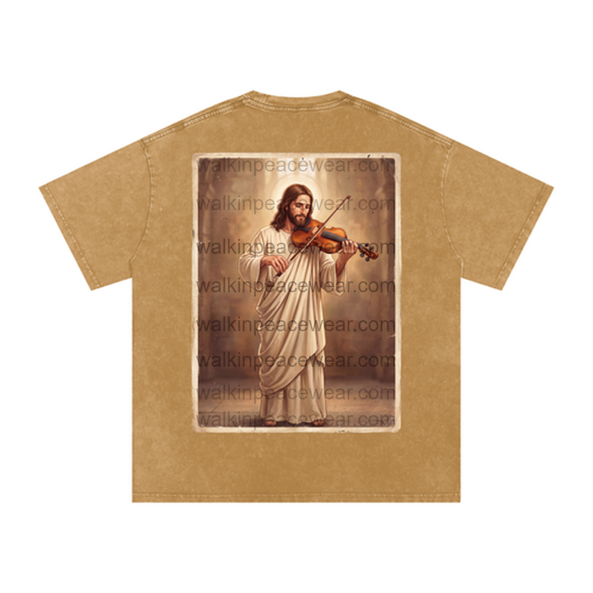 Violin Jesus Oversized Tee