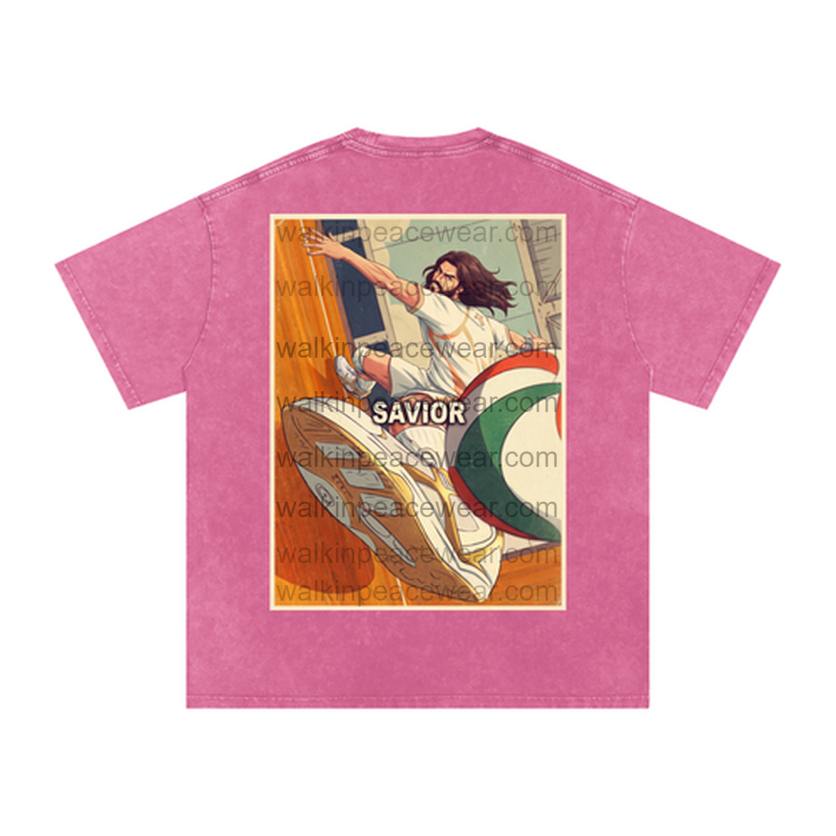Jesus Volleyball Oversized Tee