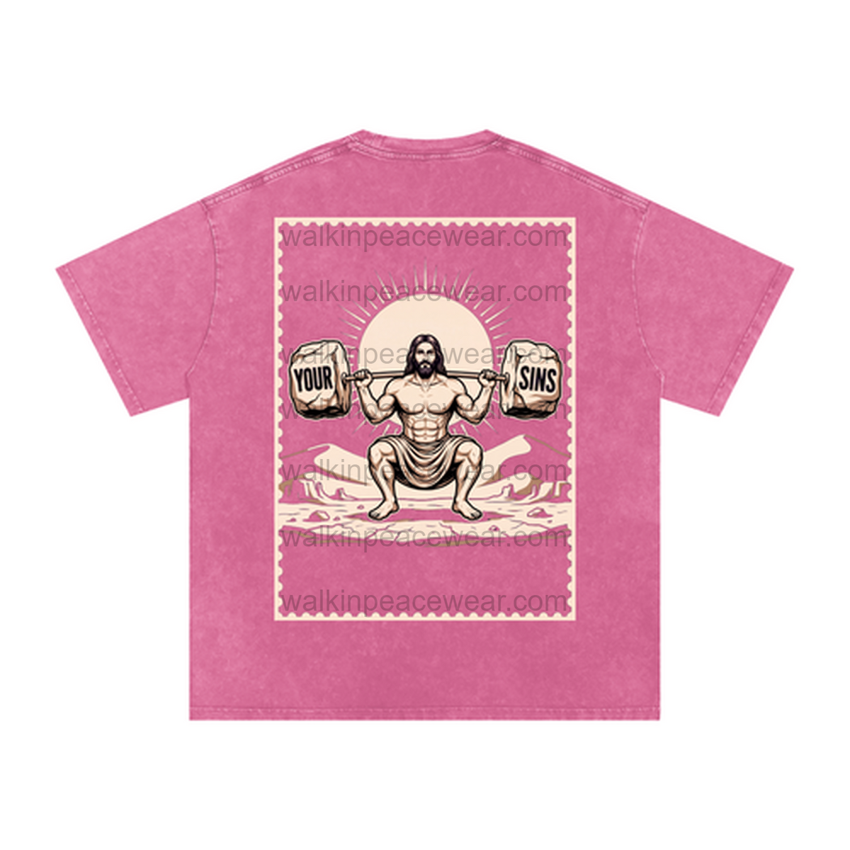 Squat with Jesus Oversized Tee