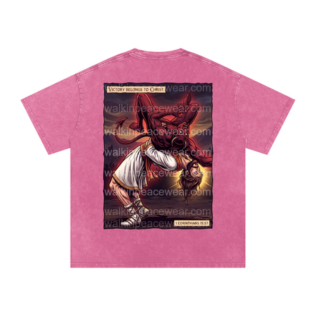 Victory Belongs To Christ Oversized Tee