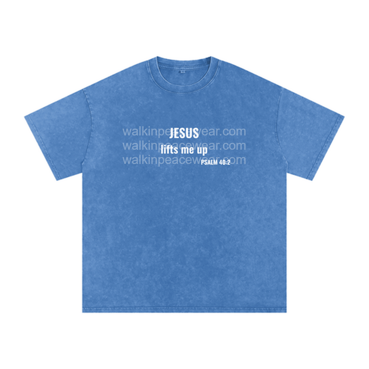 Jesus Lifts Me Up Oversized Tee