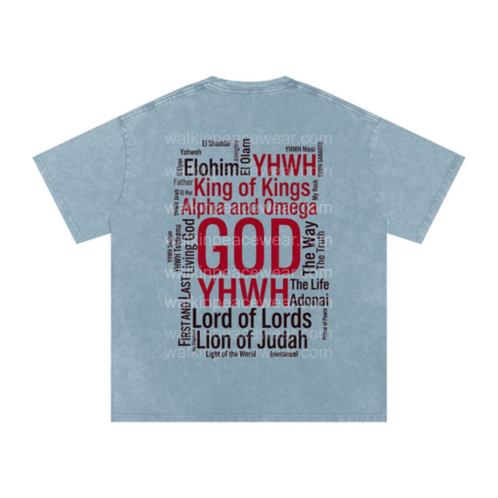 His Name Is Holy Oversized Tee