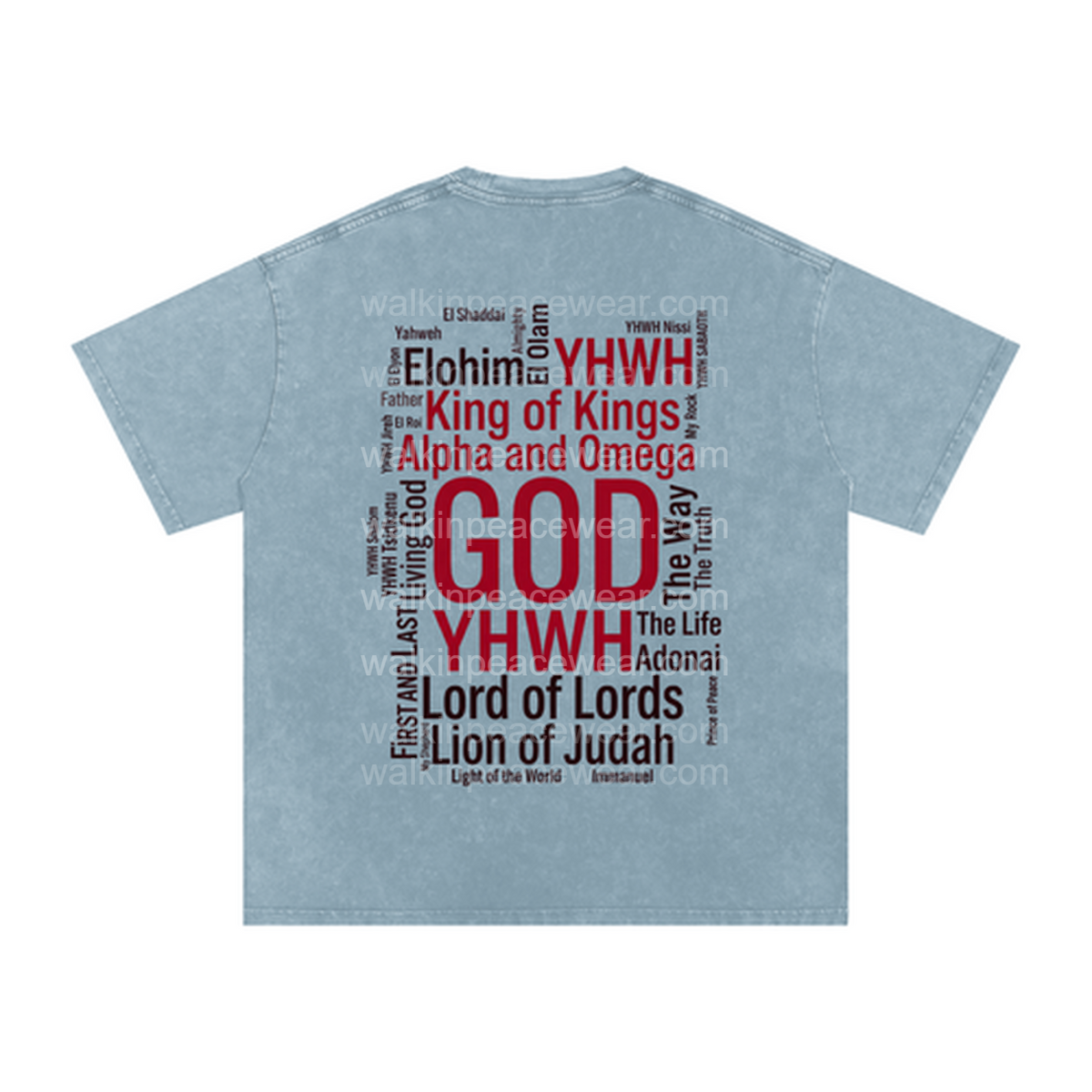 His Name Is Holy Oversized Tee