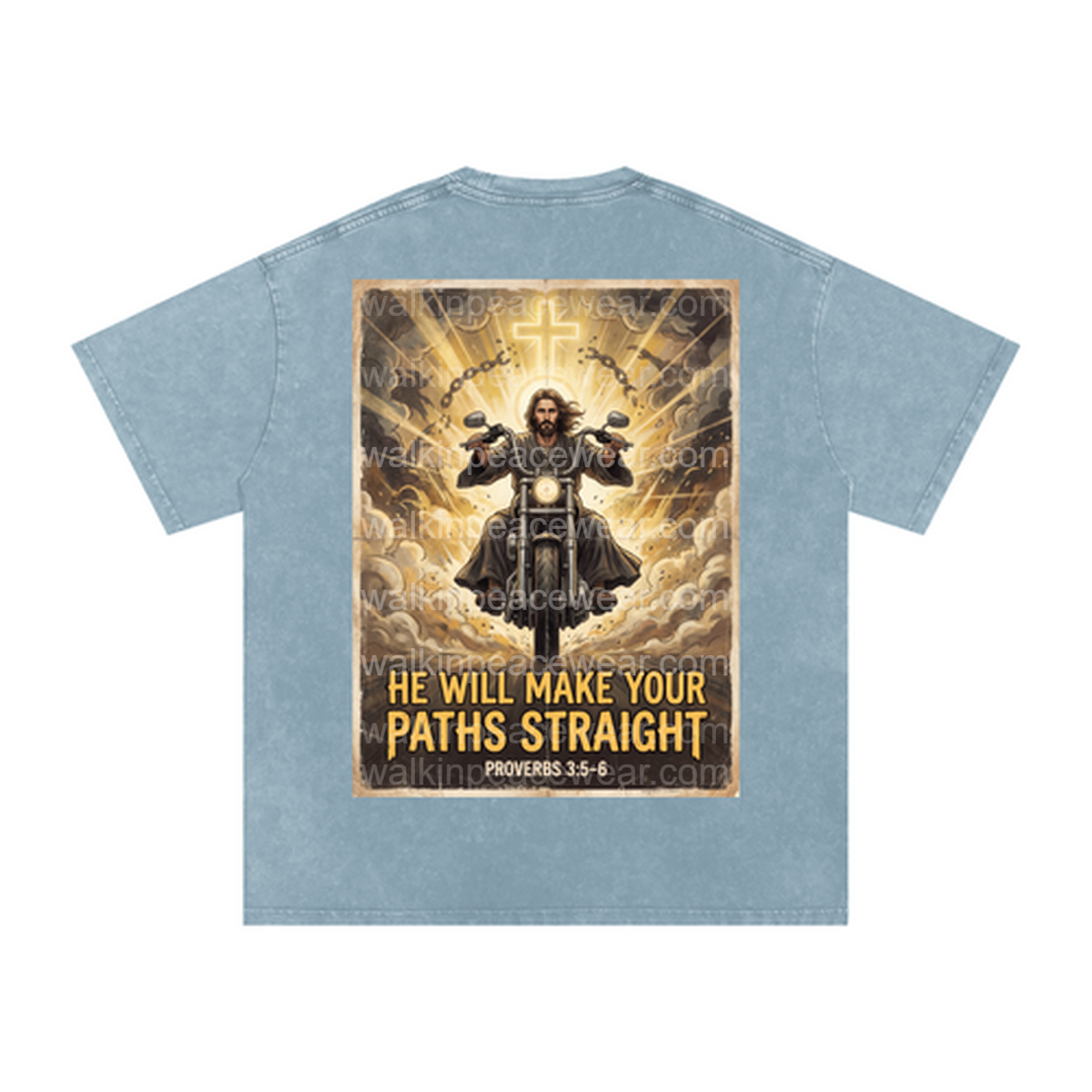 He Will Make Your Paths Straight Oversized Tee