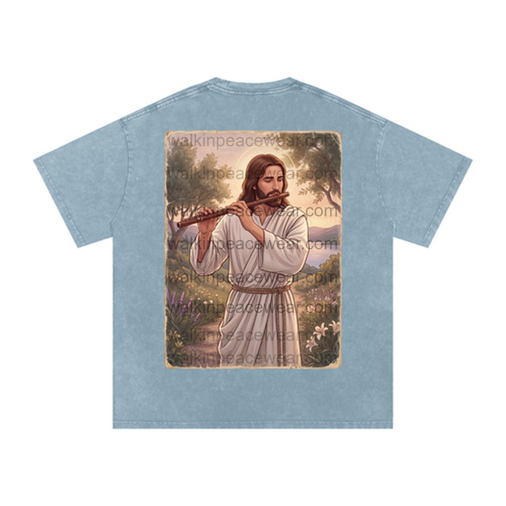 Flute Jesus Oversized Tee