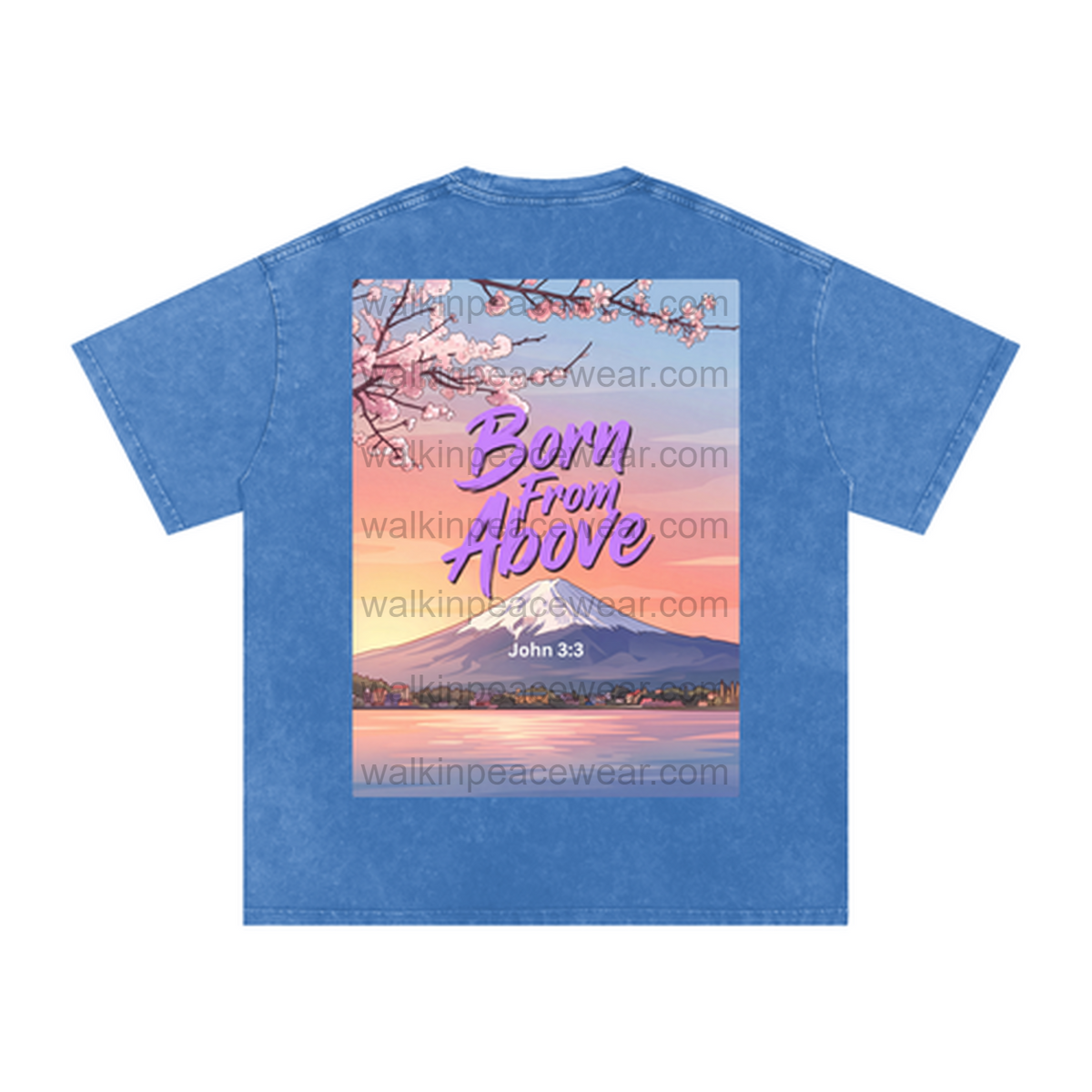 John 3:3 Born From Above Oversized Tee