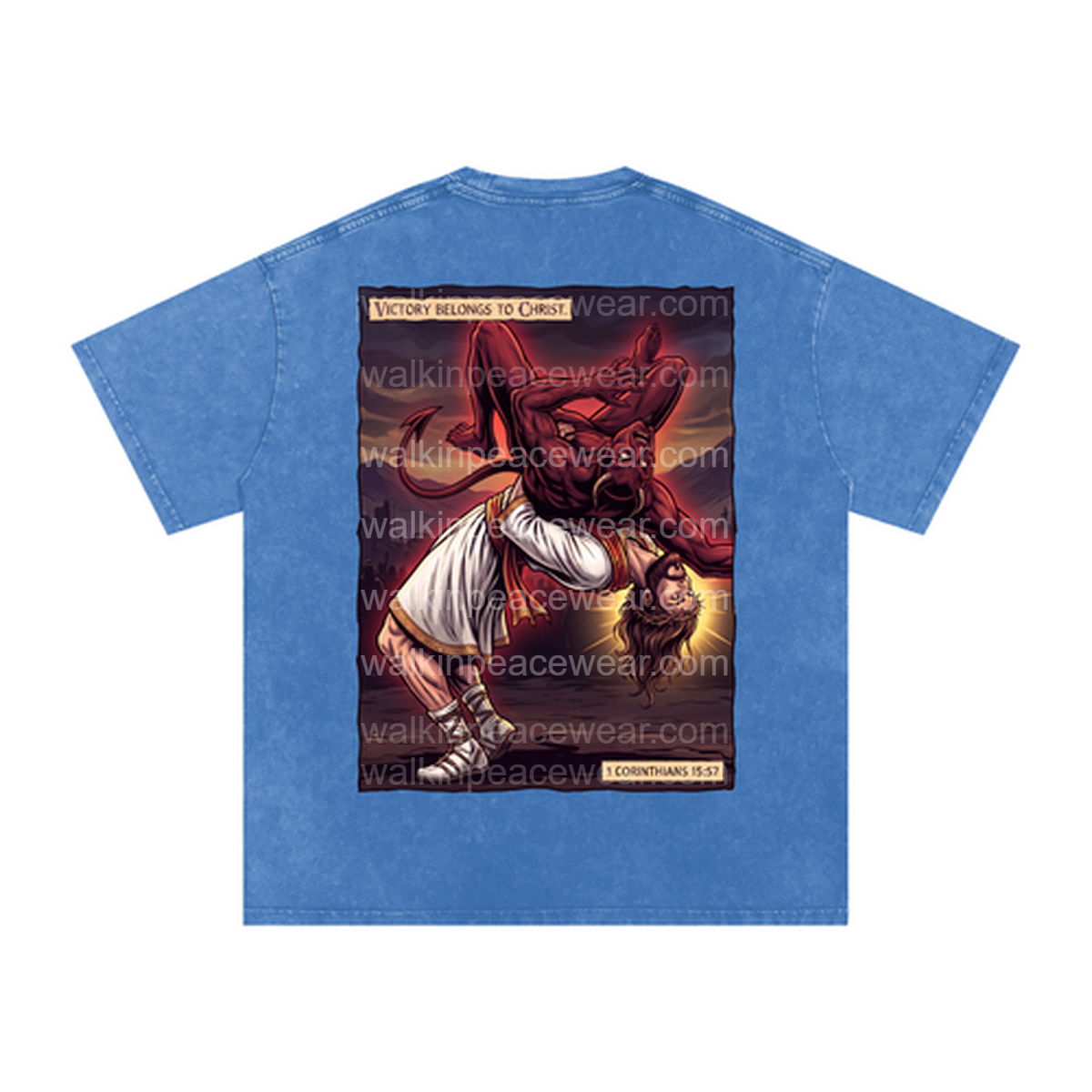 Victory Belongs To Christ Oversized Tee