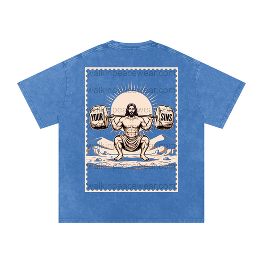 Squat with Jesus Oversized Tee