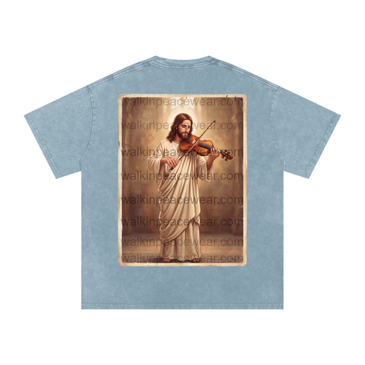 Violin Jesus Oversized Tee