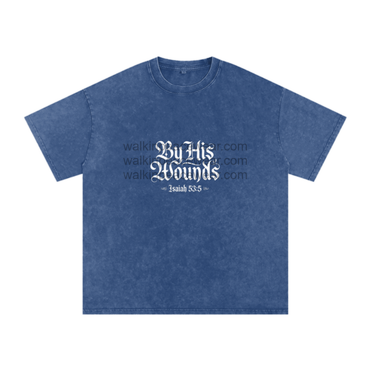 By His Wounds Oversized Tee