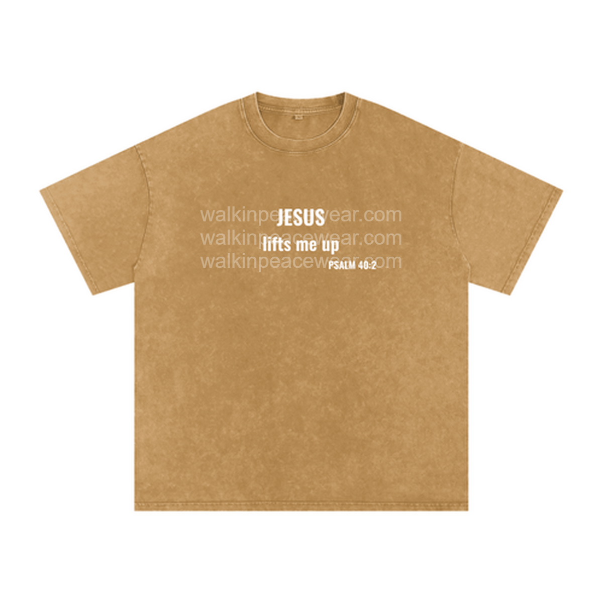 Jesus Lifts Me Up Oversized Tee
