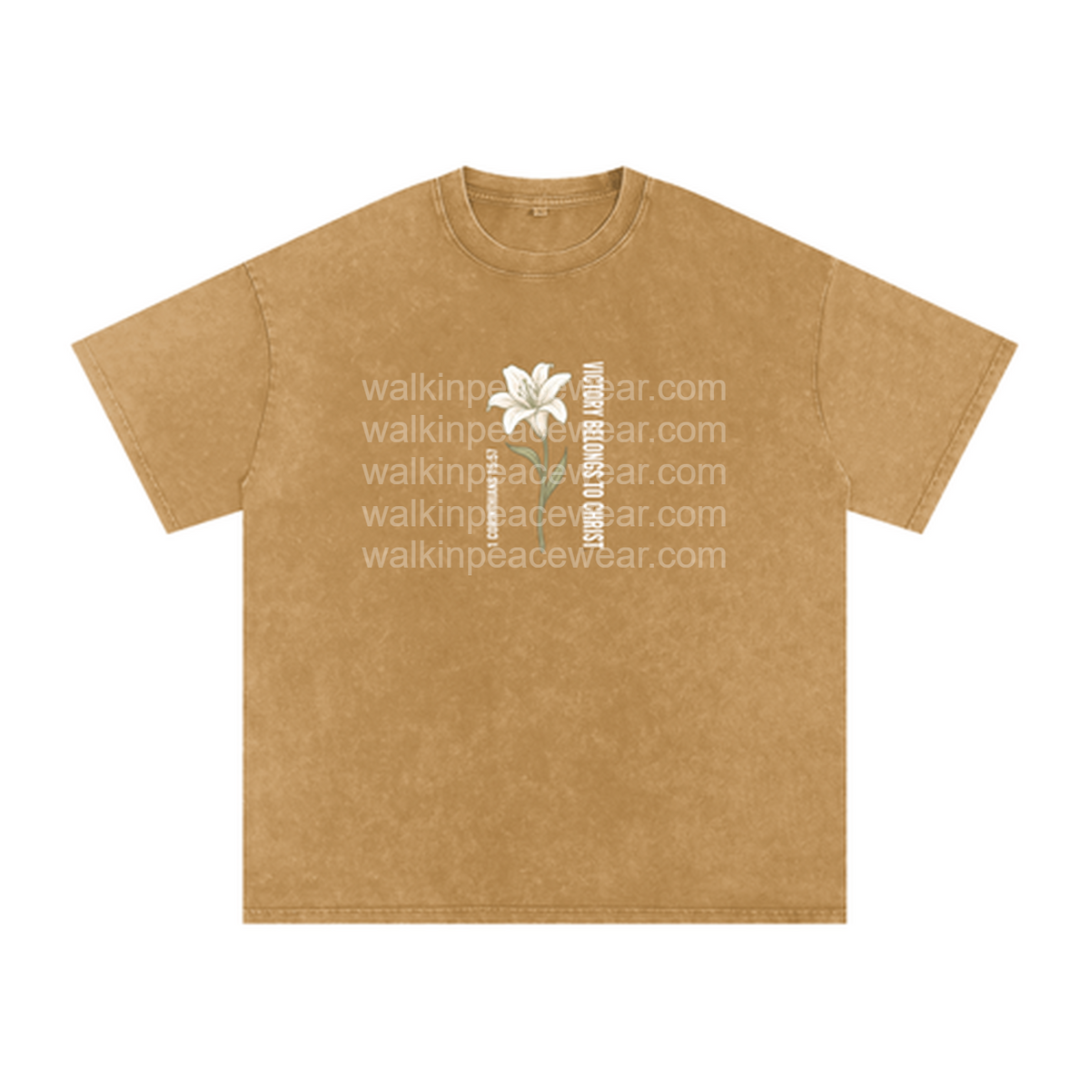 Victory Belongs To Christ Oversized Tee