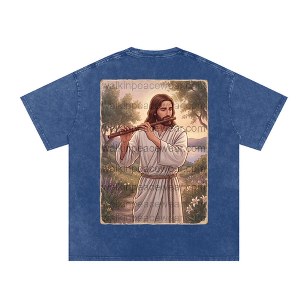 Flute Jesus Oversized Tee