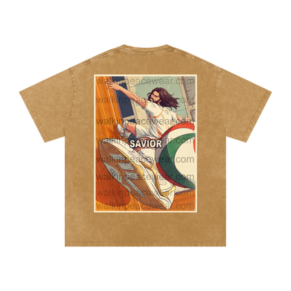 Jesus Volleyball Oversized Tee