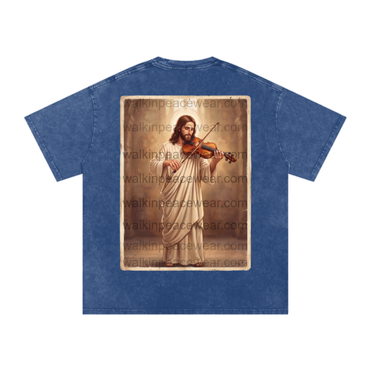 Violin Jesus Oversized Tee