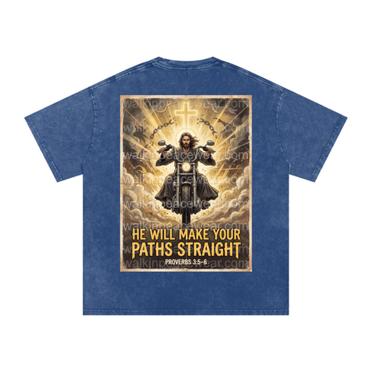 He Will Make Your Paths Straight Oversized Tee