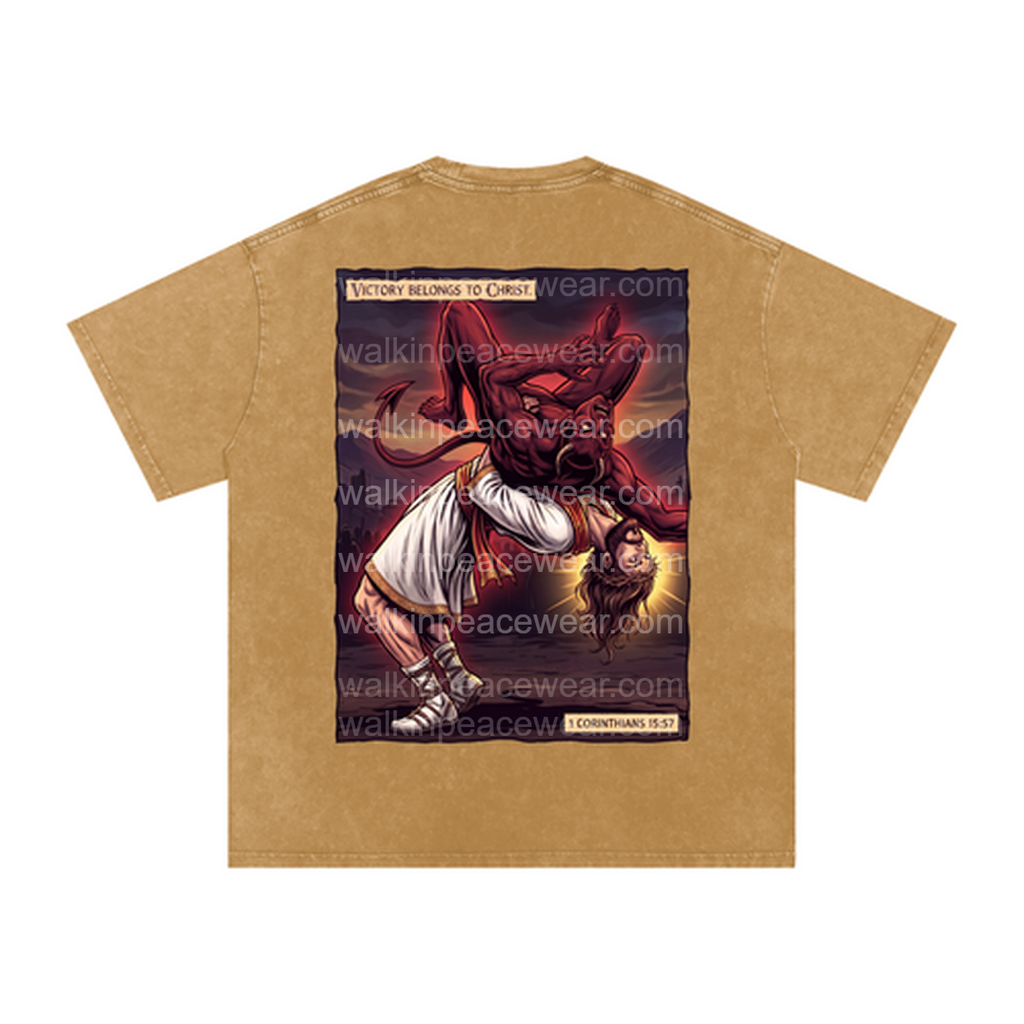 Victory Belongs To Christ Oversized Tee