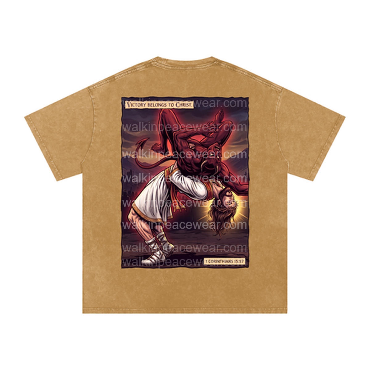 Victory Belongs To Christ Oversized Tee