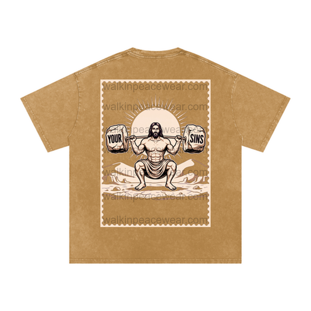 Squat with Jesus Oversized Tee