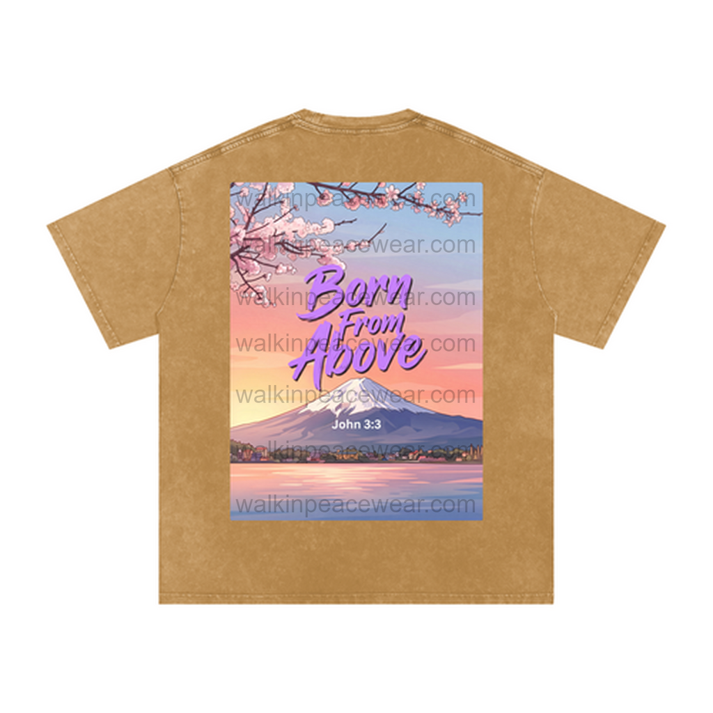 John 3:3 Born From Above Oversized Tee