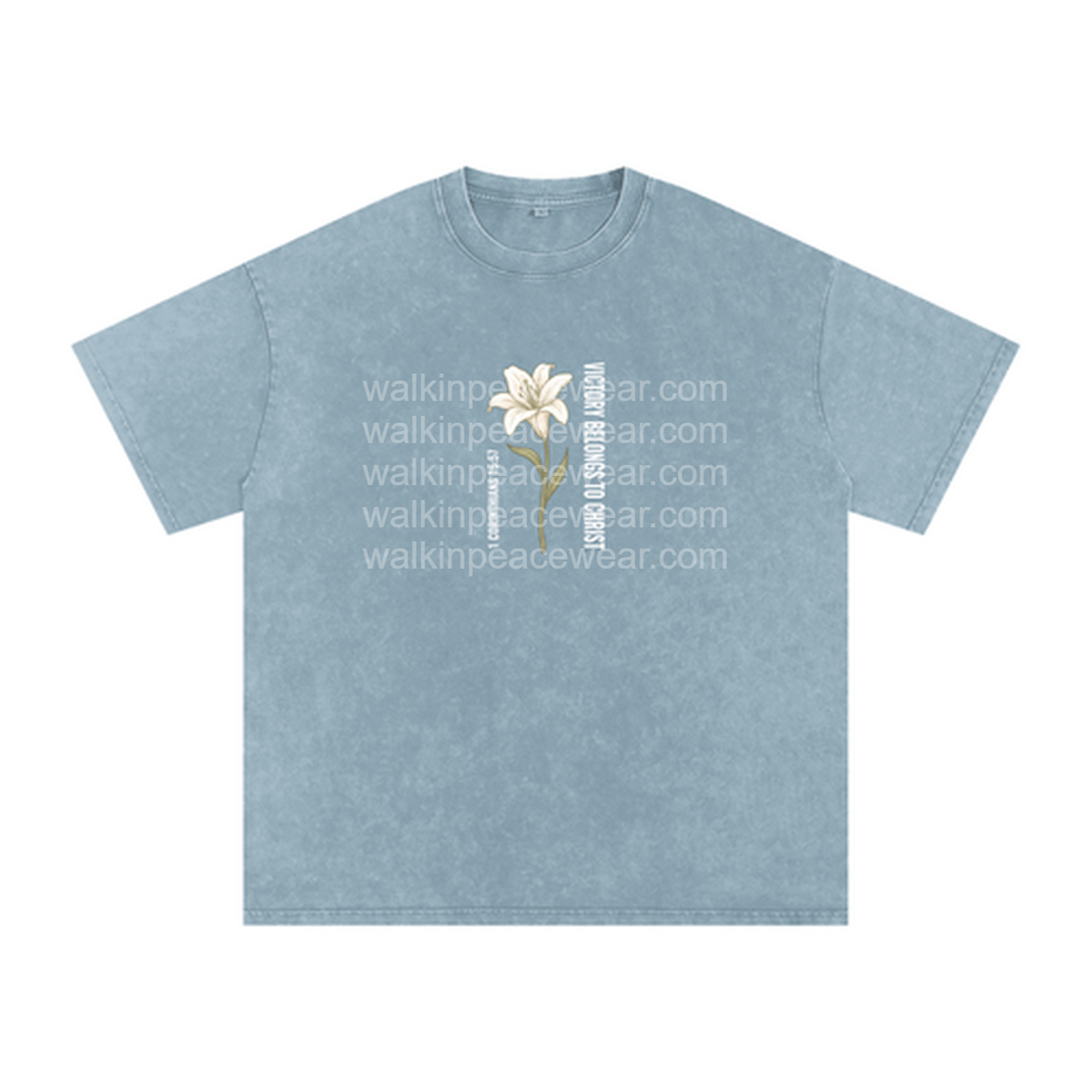 Victory Belongs To Christ Oversized Tee