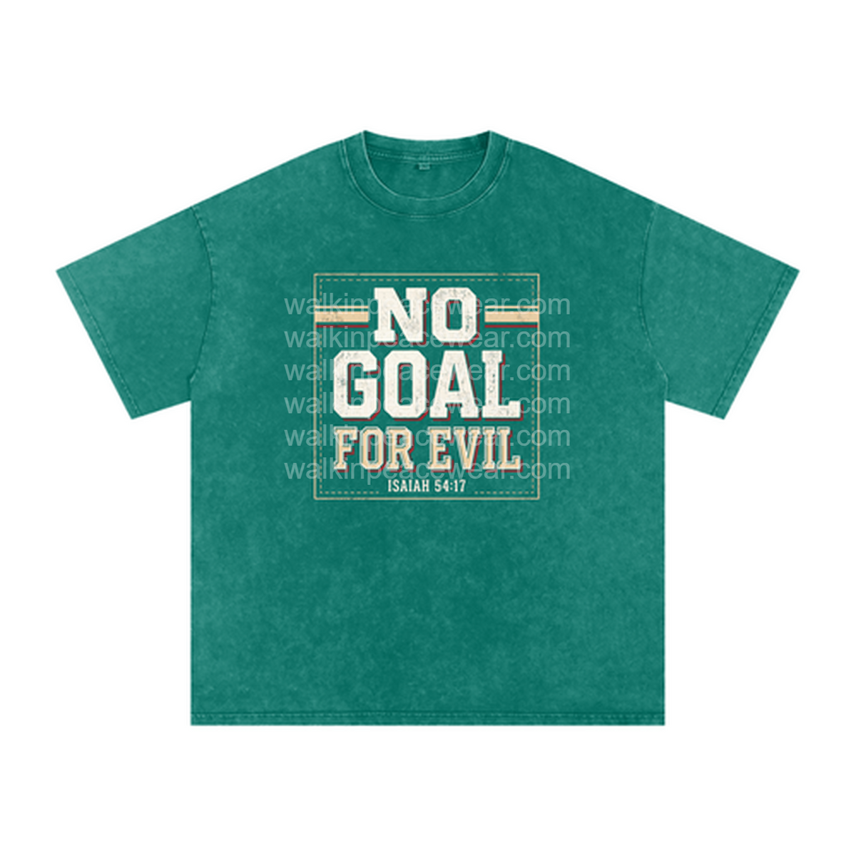 No Goal For evil Oversized Tee