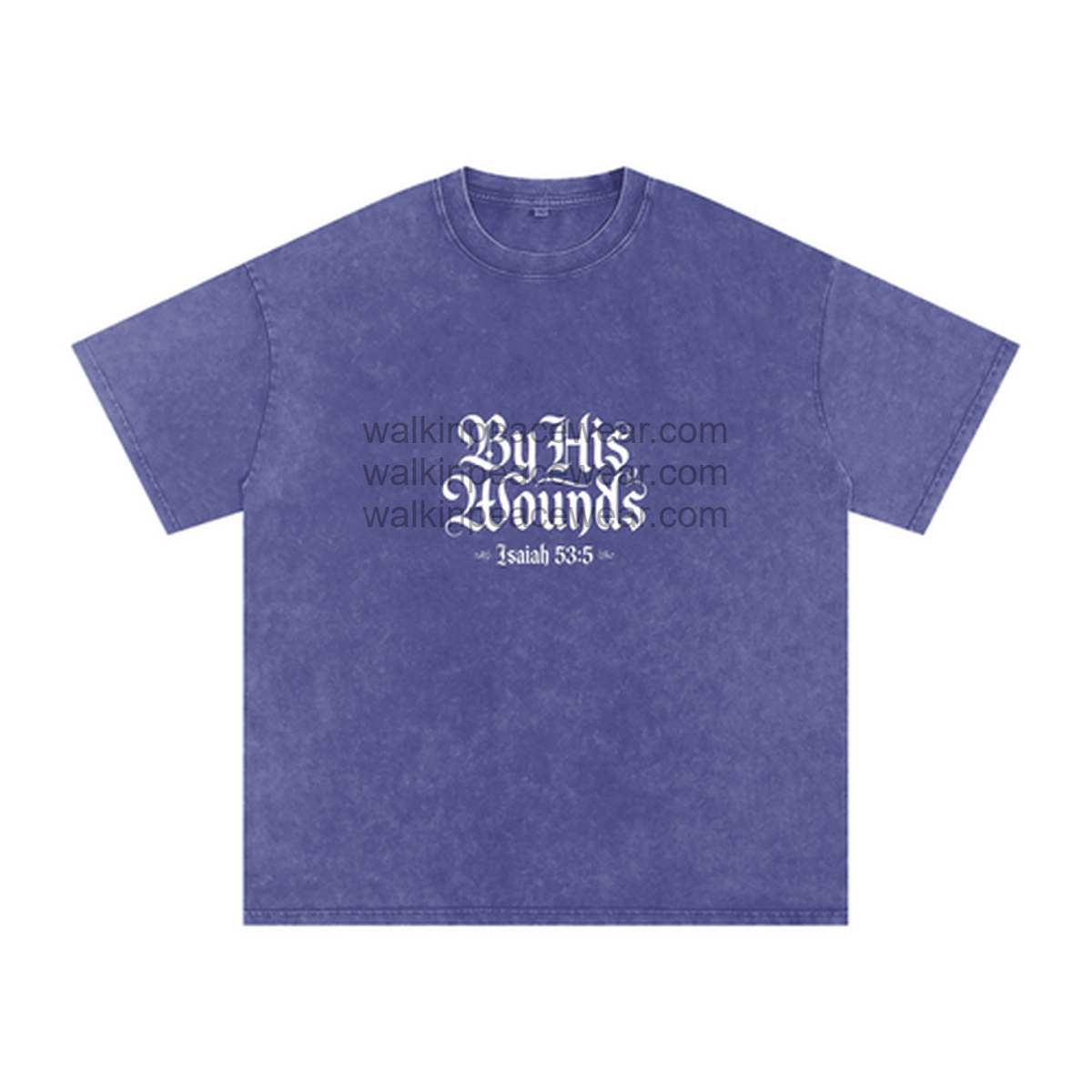 By His Wounds Oversized Tee