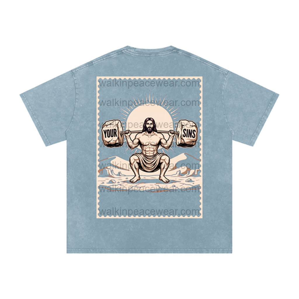 Squat with Jesus Oversized Tee
