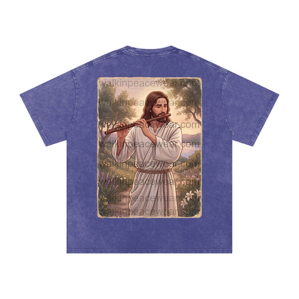 Flute Jesus Oversized Tee