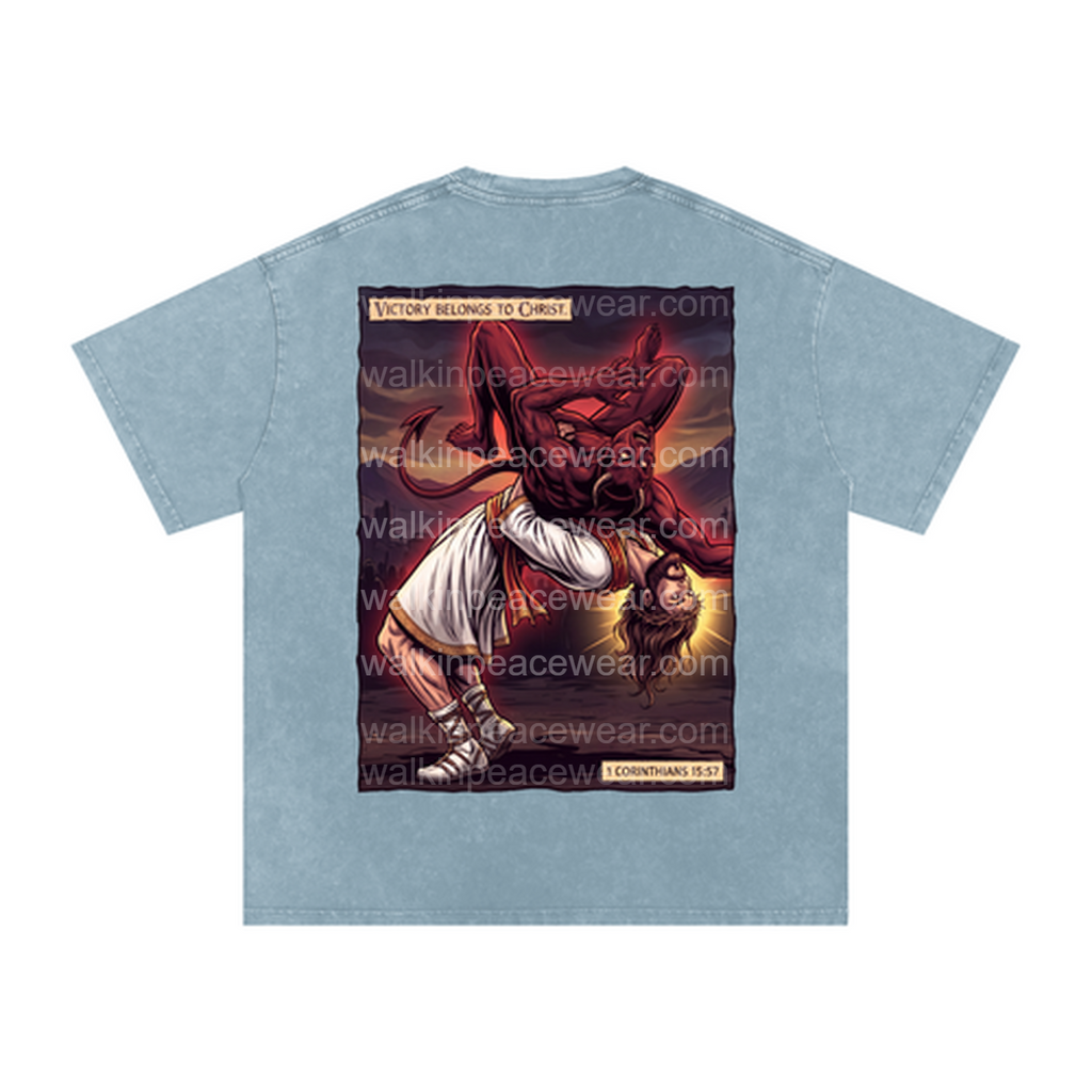 Victory Belongs To Christ Oversized Tee