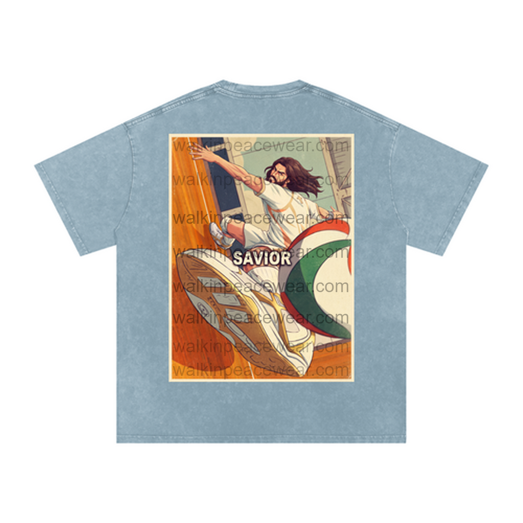 Jesus Volleyball Oversized Tee
