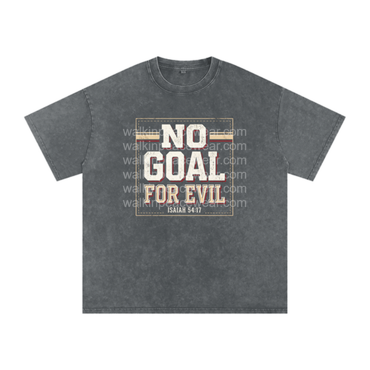 No Goal For evil Oversized Tee