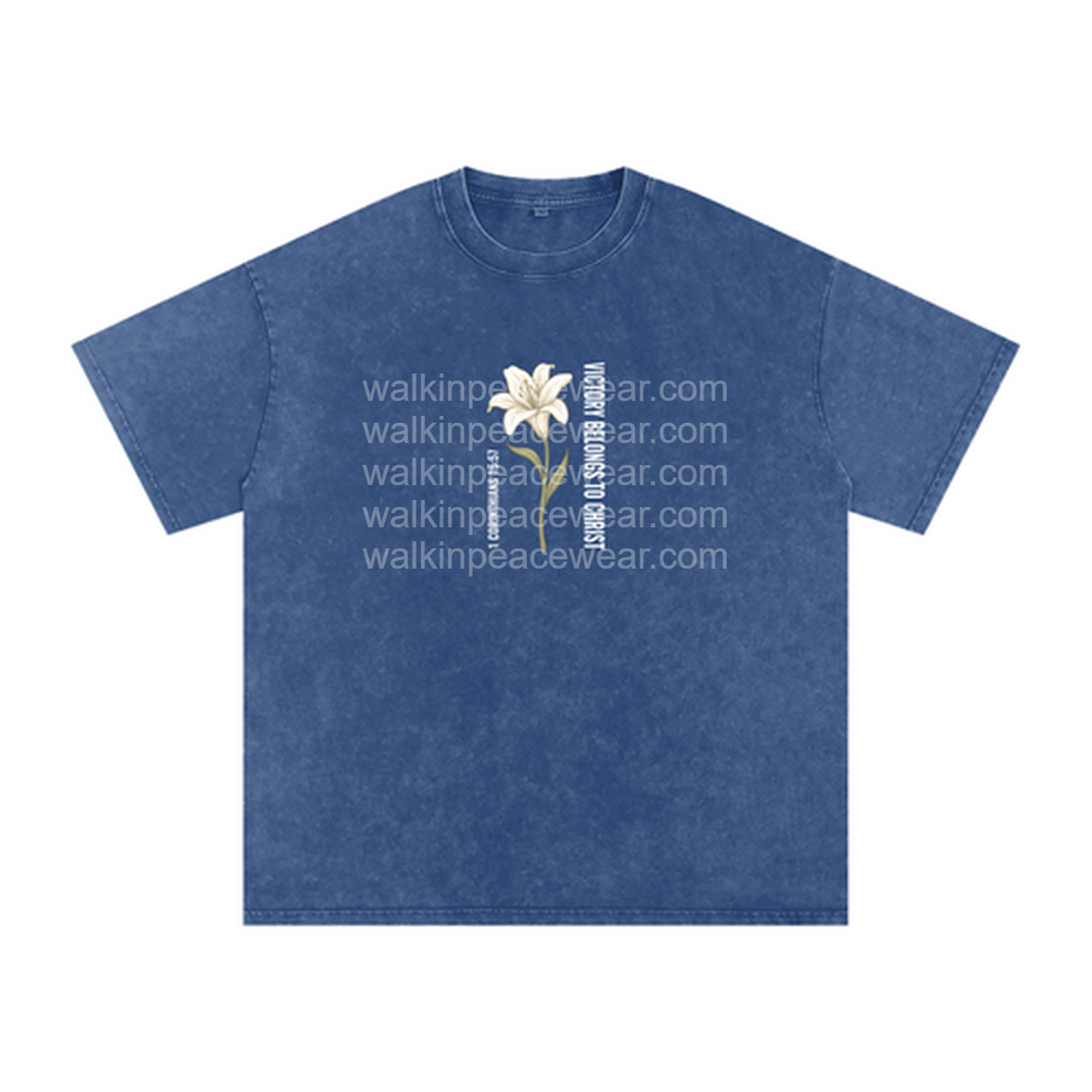 Victory Belongs To Christ Oversized Tee