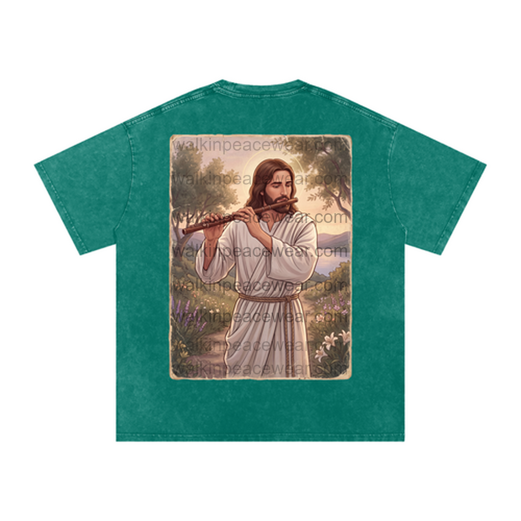 Flute Jesus Oversized Tee