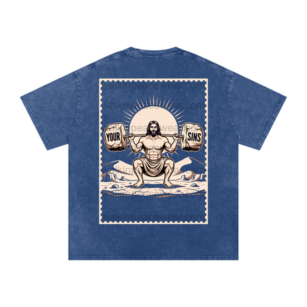 Squat with Jesus Oversized Tee