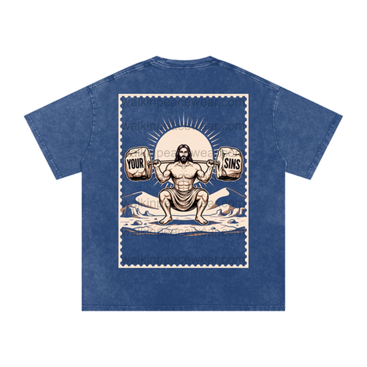 Squat with Jesus Oversized Tee