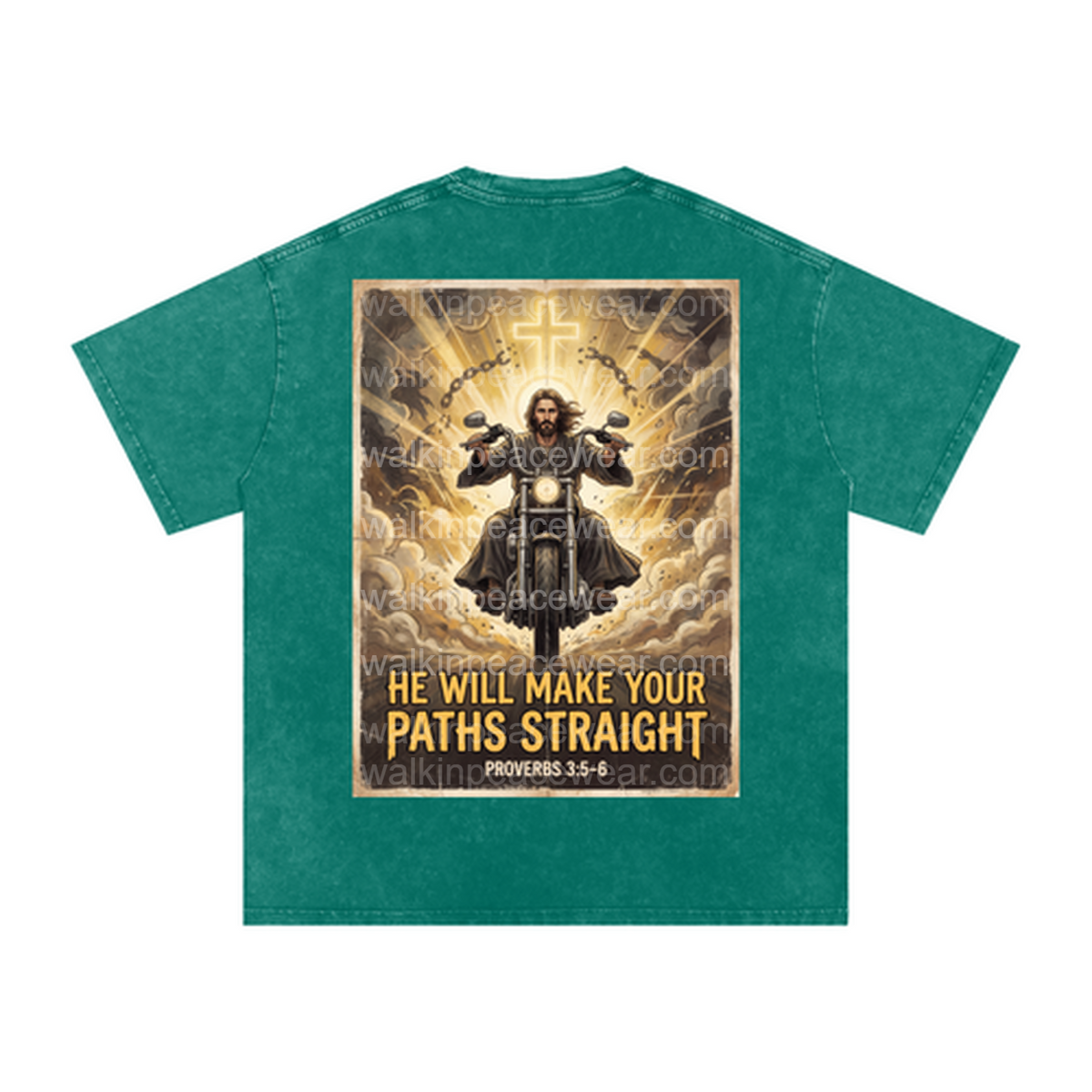 He Will Make Your Paths Straight Oversized Tee