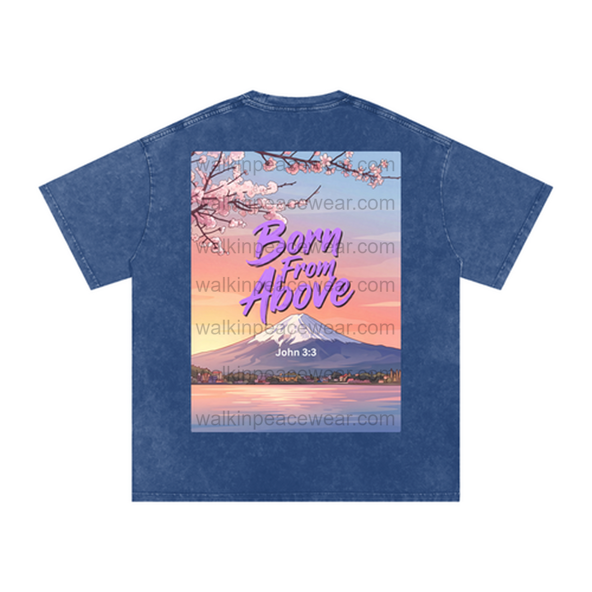 John 3:3 Born From Above Oversized Tee
