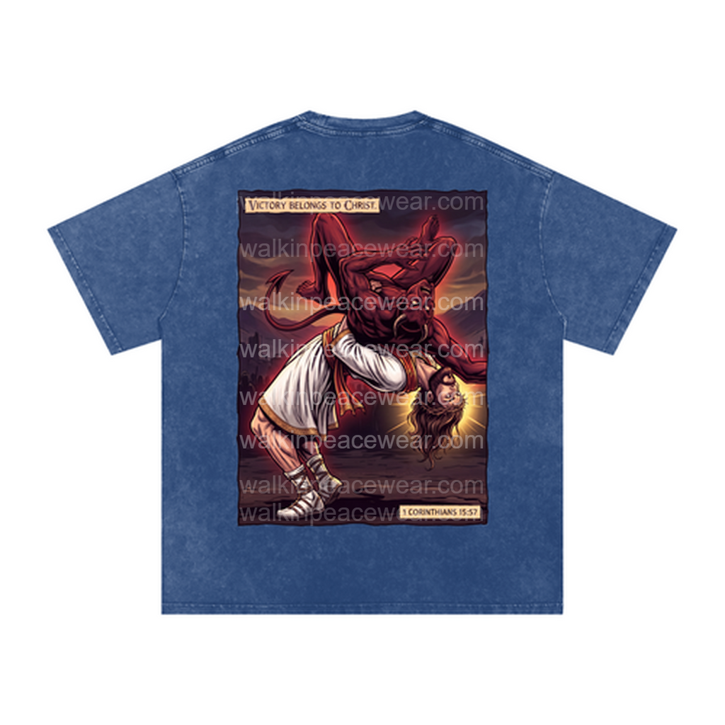 Victory Belongs To Christ Oversized Tee