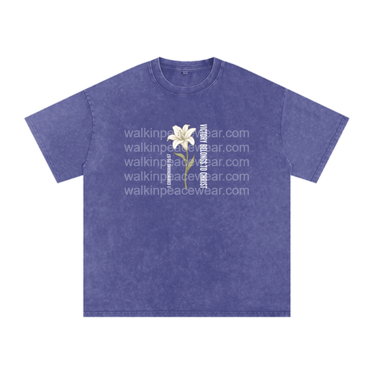 Victory Belongs To Christ Oversized Tee
