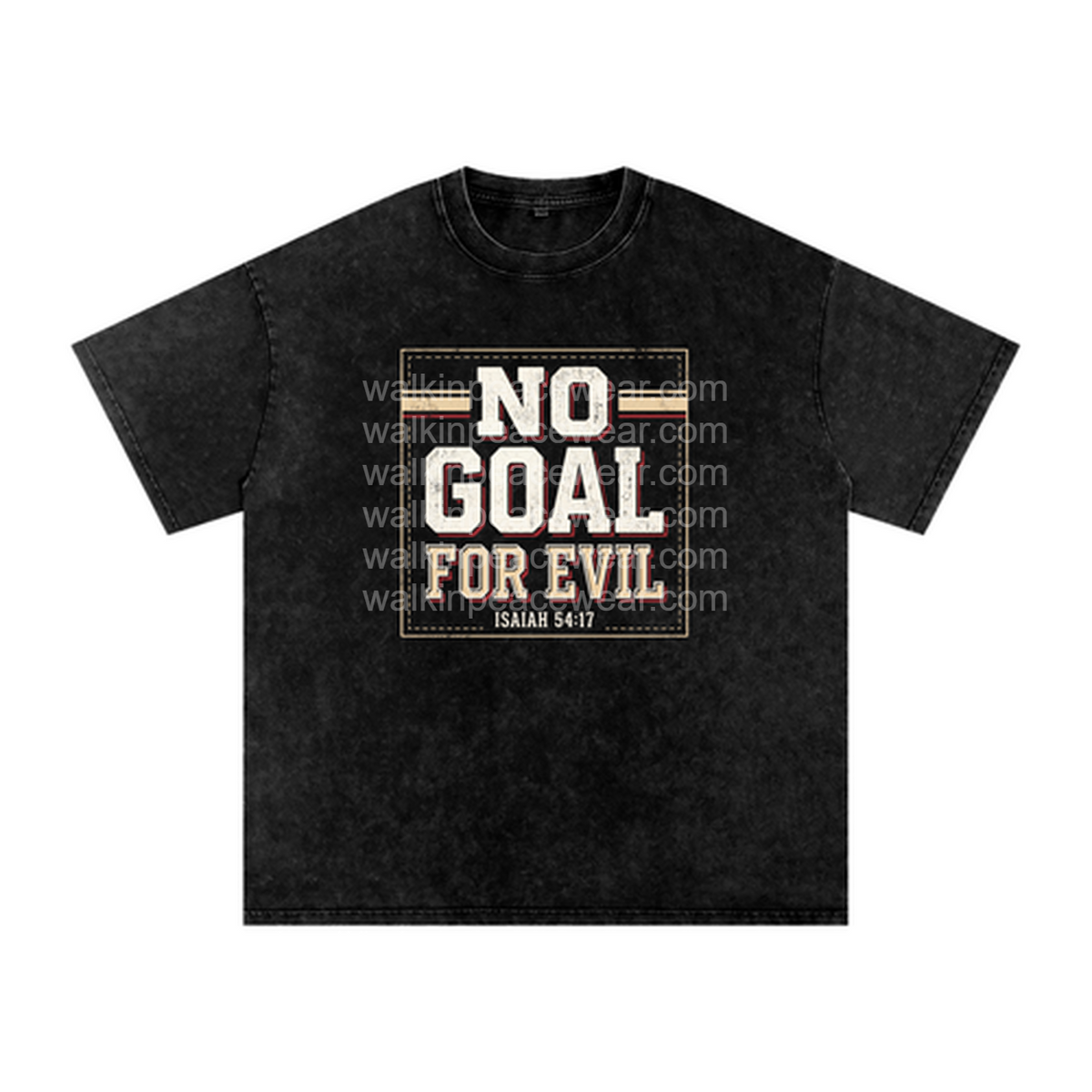 No Goal For evil Oversized Tee