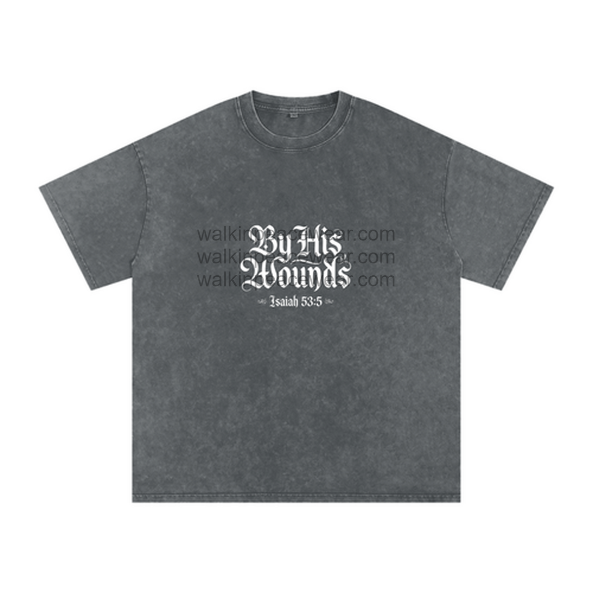 By His Wounds Oversized Tee