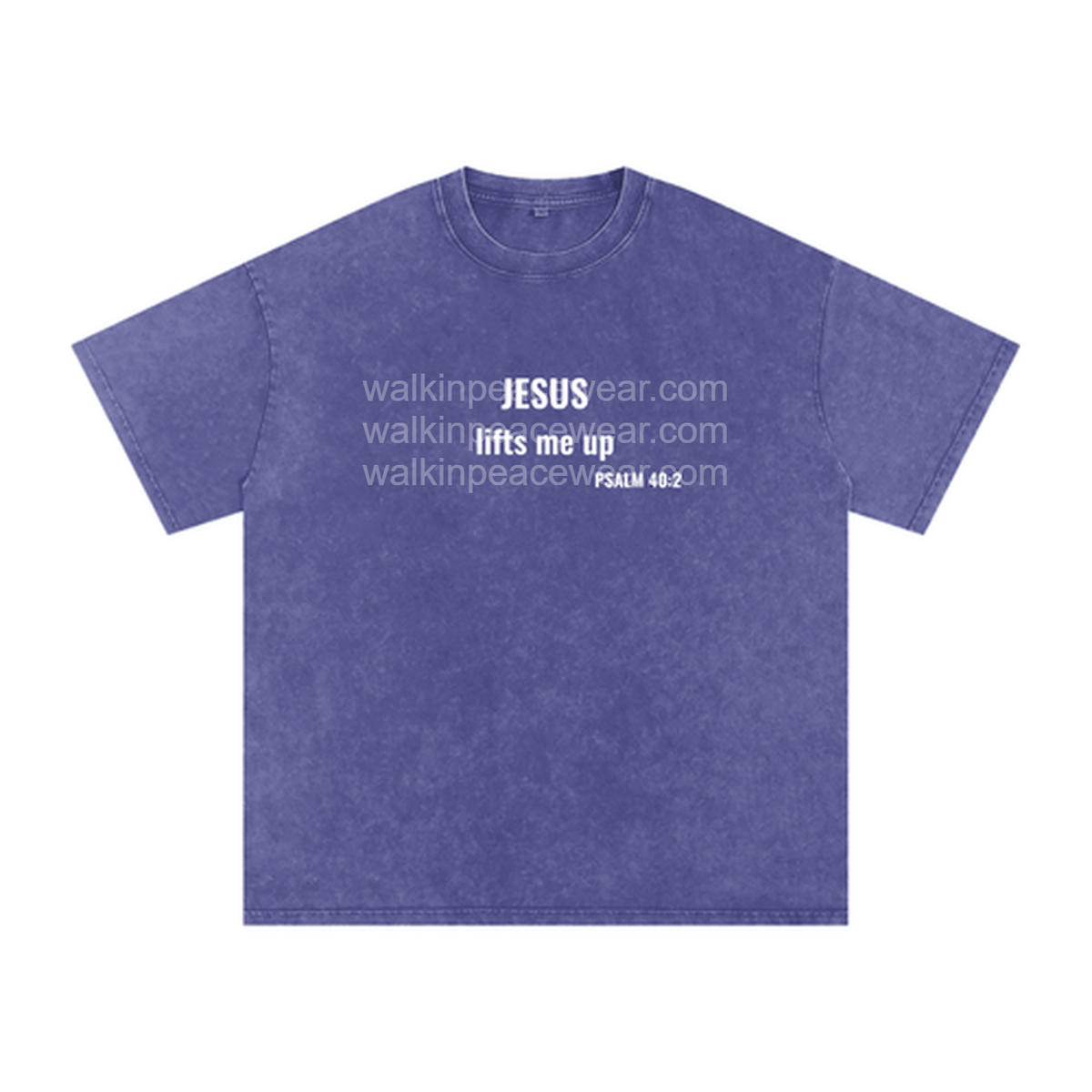 Jesus Lifts Me Up Oversized Tee