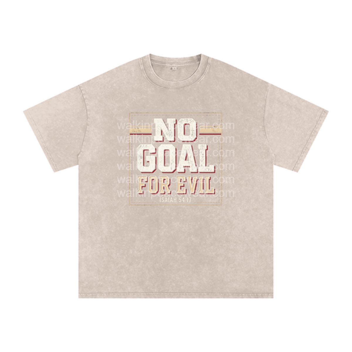 No Goal For evil Oversized Tee